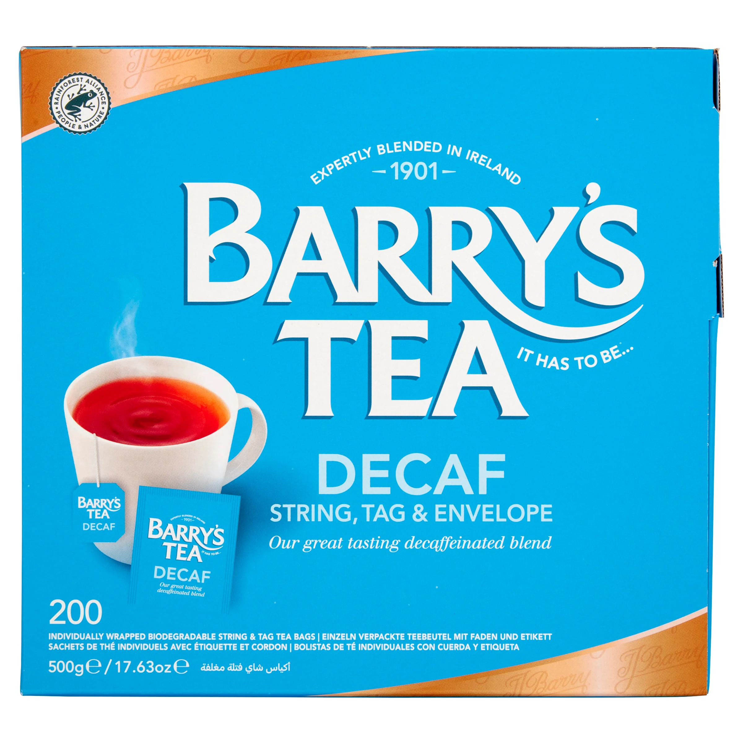 DECAF BLEND STRING, TAG & ENVELOPE 200 TEABAGS - Image 4