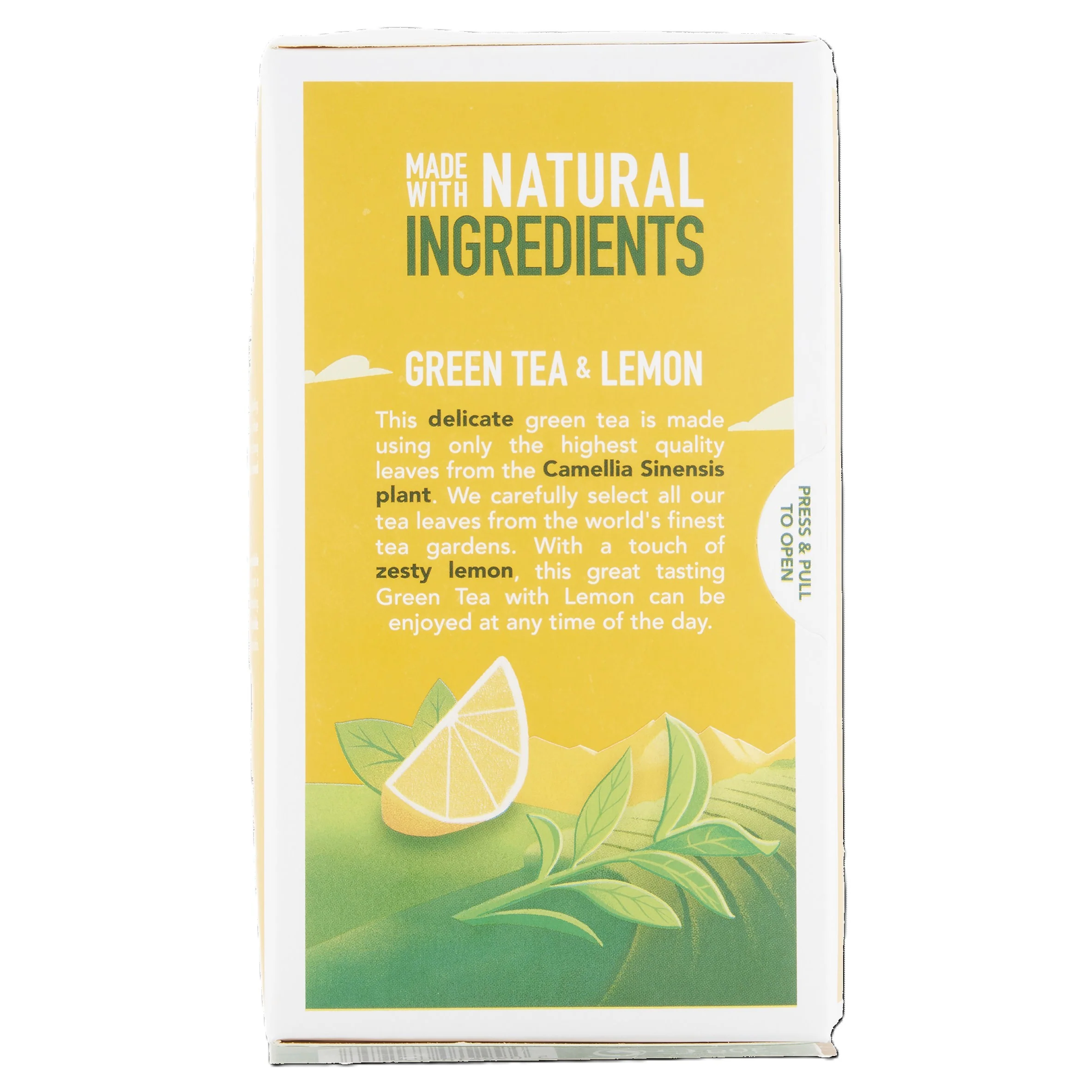 GREEN TEA WITH LEMON 20 STRING & TAG TEABAGS - Image 3
